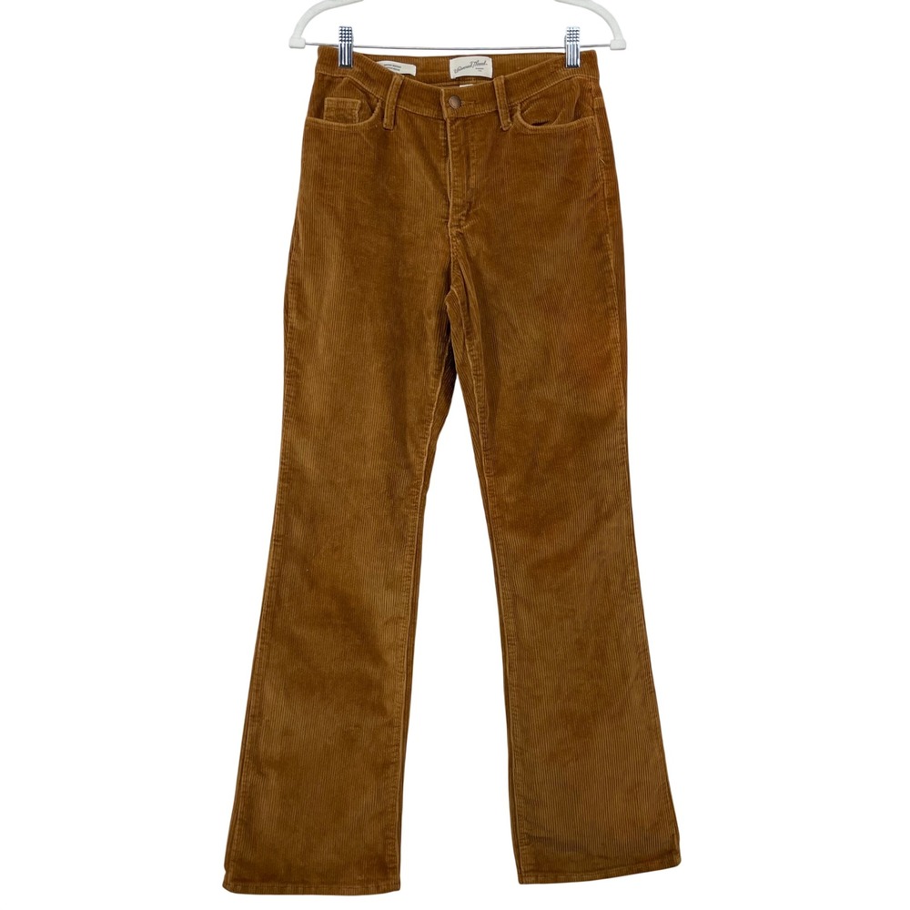 Universal Thread 28x30 Size 2 Vintage Bootcut Pants Brown Corduroy High Rise